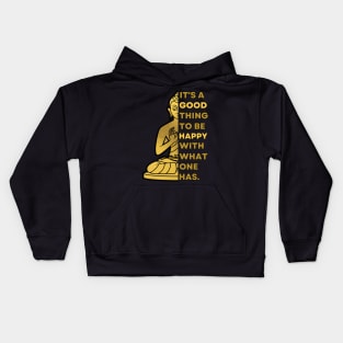 It's A Good Thing To Be Happy | Buddha Kids Hoodie